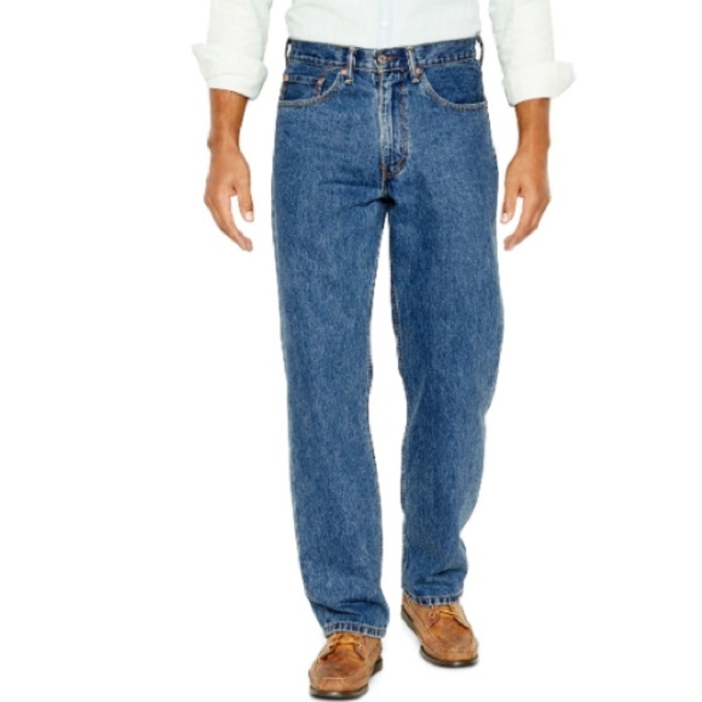 Levi's NWT Men's 550 Relaxed Fit Medium Stonewash Jeans Denim 32 x30